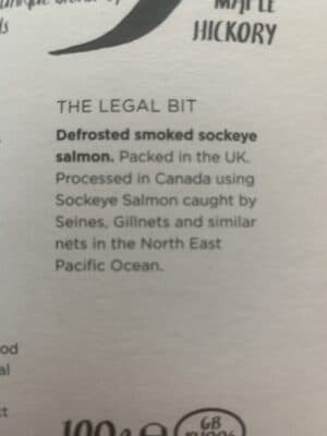 Smoked Sockeye Salmon