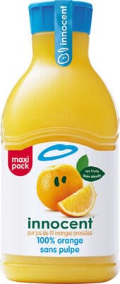Jus d'orange sans pulpe