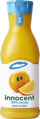 100% oranges sans pulpe