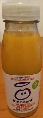 Smoothie mangue, fruits de la passion & pomme