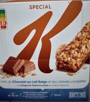 Barres de Céréales Special K Chocolat au Lait