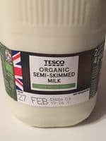 Organic Semi Skimmed Free Range Milk