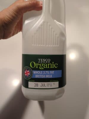 Organic Whole Free Range Milk