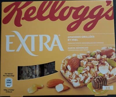 Barres de Céréales Extra Kellogg's Miel - 4x32g