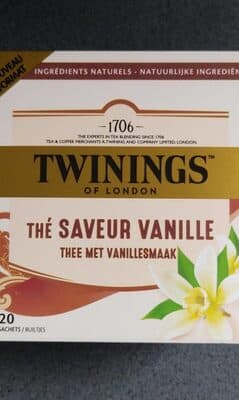 thé saveur vanille