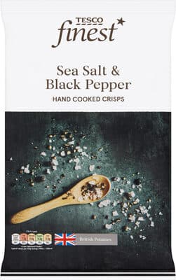 Finest Sea Salt And Black Pepper Crisps