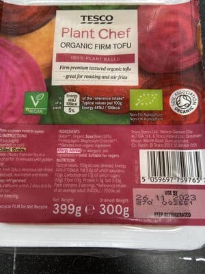 Organic Firm Tofu