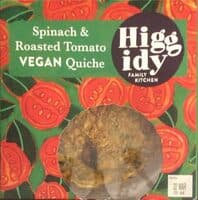 Spinach & Roasted Tomato VEGAN Quiche