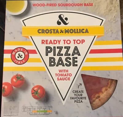 Pizza Base with Tomato Sauce