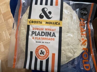 DURUM WHEAT PIADINA