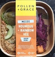 MEZZE HOUMOUS + RAINBOW VEG GRAIN BOWL