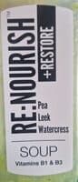 Pea Leek Watercress Soup