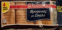 Φρυγανιές με σίκαλη