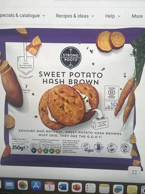 Sweet Potato Hash Brown