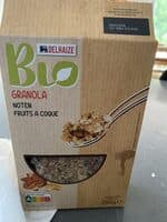 Granola fruits à coque bio