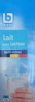 Lait sans lactose