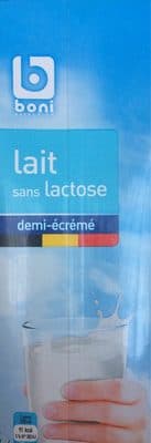 Lait sans lactose