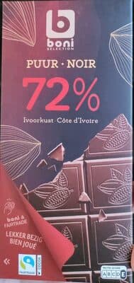 chocolat noir 72%