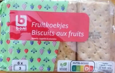 Biscuits aux fruits