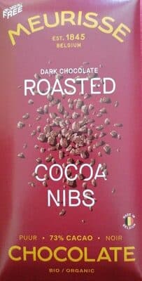 Dark chocolate roasted cocoa nibs