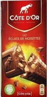 Chocolat au lait aux éclats de noisettes
