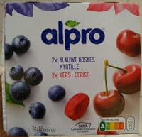 Alpro 2x blueberry 2x cherry