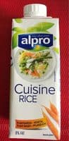 Alpro Reis‐Kochcrème Cuisine, 250 ml