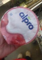 Alpro Soja-Joghurtalternative Himbeere-Cranberry, 150g, cup