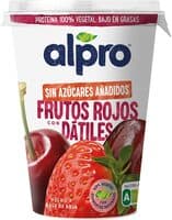 Alpro Fermentiertes Sojaprodukt, rote Früchte mit Datteln, ohne Zuckerzusatz 400g