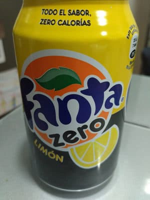 Fanta limón zero azúcares