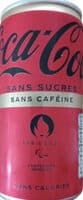 Coca Cola sans sucre sans caféine
