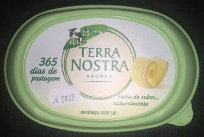 manteiga com sal