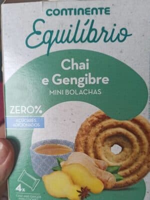 Chai e Gengibre Mini Bolachas