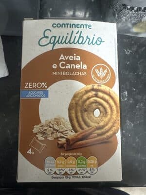 Mini Bolachas Aveia e Canela