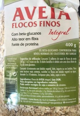 Aveia Flocos Finos Integrais