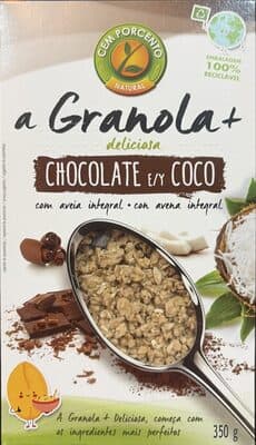 a Granola + deliciosa de Chocolate e Coco