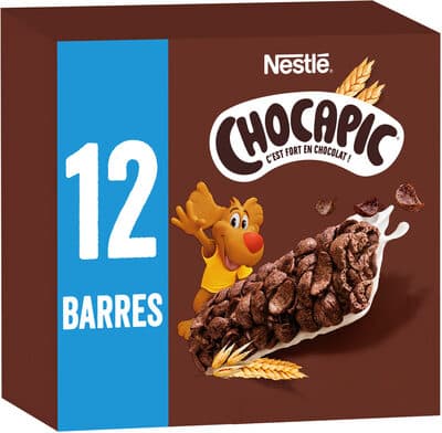 NESTLE CHOCAPIC Barres de Céréales 12x25g