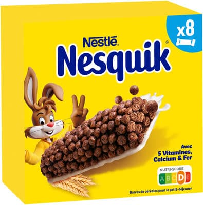 NESQUIK Barres Céréales - Boite de 8 Barres de 25g