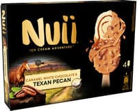 Glaces chocolat blanc et caramel pécan
