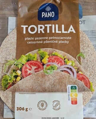 TORTILLA placki pszenne pełnoziarniste
