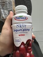 Skyr jogurt pitny typu islandzkiego Wiśnia