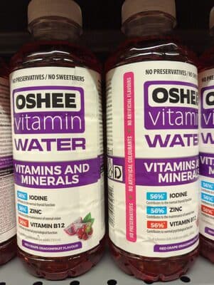 Vitamin Water Vitamins and Minerals