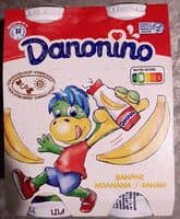 Danonino bananeМлечнокисел продукт за пиене с пюре от банани.