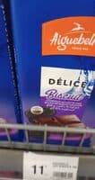 Chocolat  de biscuit aiguebelle