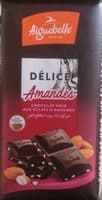 Chocolat noir aux eclats d'amandes