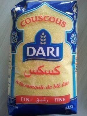 Couscous, fin