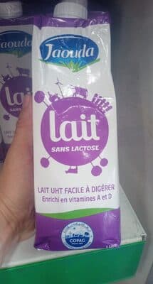 Lait sans lactose