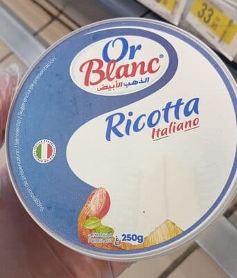 ricotta or blanc