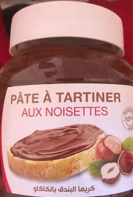 Pâte à tartiner aux noisettes