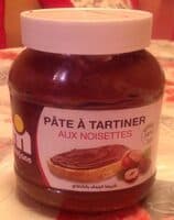 pâte à tartiner aux noisettes